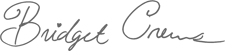 Bridget Crews - Signature